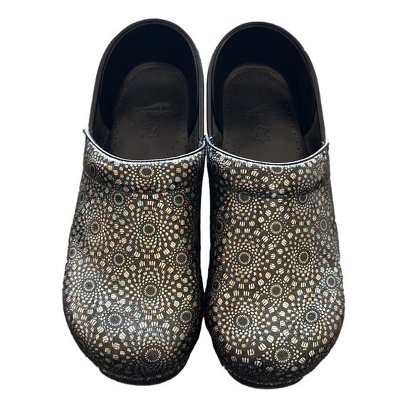 Dansko Mosaic Patterned Clogs - Picture 1 of 16